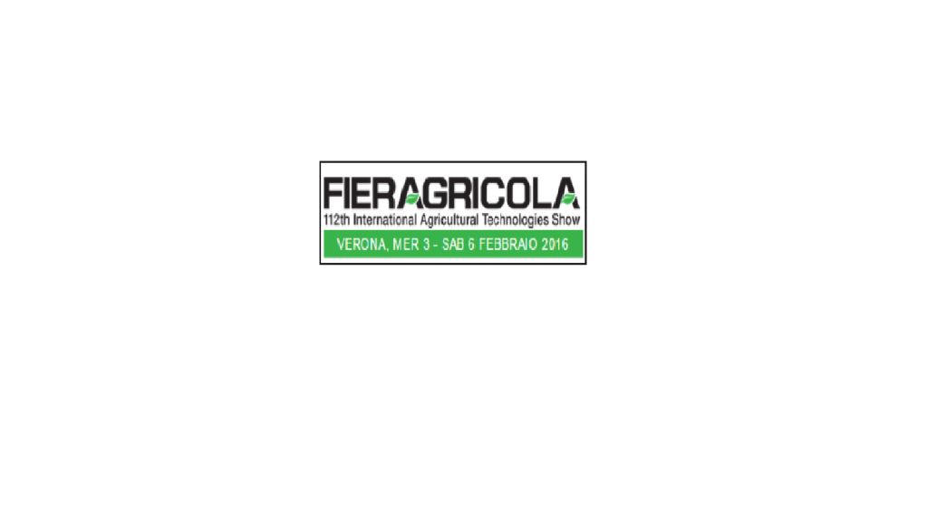 FIERAGRICOLA – FIERA VERONA – 3 / 6 FEBBRAIO 2016